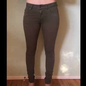 Olive green garage pants